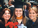 Ann with daughters Tara and Marietje (2009 graduate)