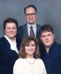Patty and family in 1992