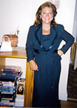 Ann ready for a celebrity interview in 2002.
