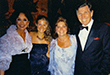 At the Whitney Gala with daughter Tara, Mary Ann Mobley and Gary Collins in 2003