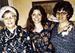 Ann in 1974 with her mother and grandmother